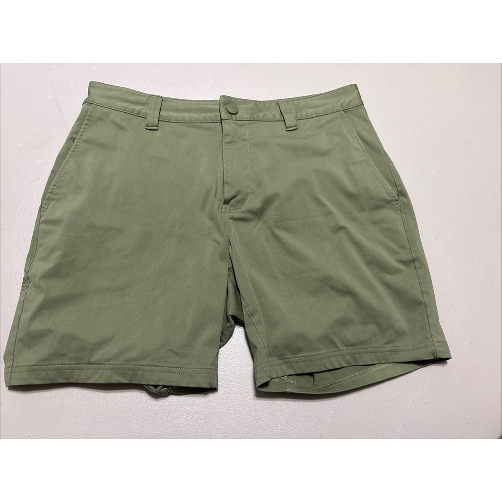 Rhone Men's 30 Olive Green 7" Commuter Shorts Performance Tech Golf Active